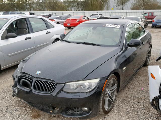 WBADX1C50BE569718 - 2011 BMW 335 IS BLACK photo 2