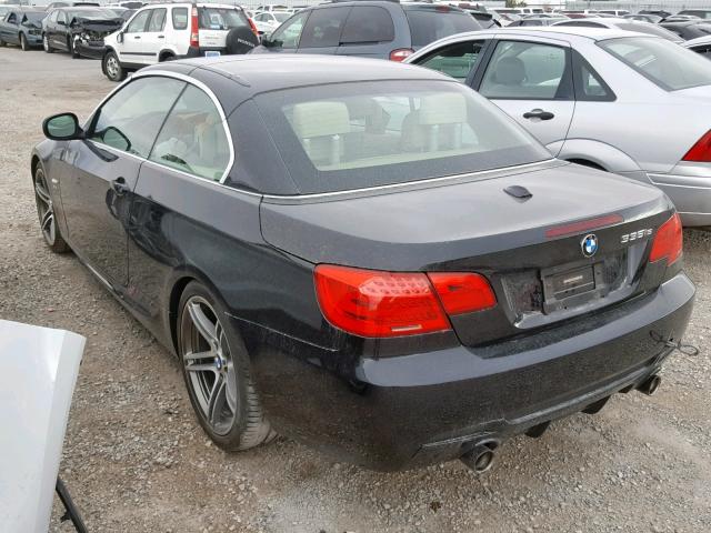 WBADX1C50BE569718 - 2011 BMW 335 IS BLACK photo 3