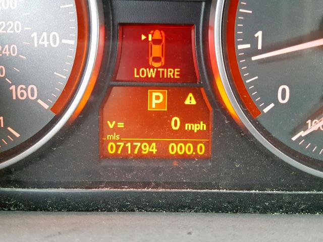 WBADX1C50BE569718 - 2011 BMW 335 IS BLACK photo 8