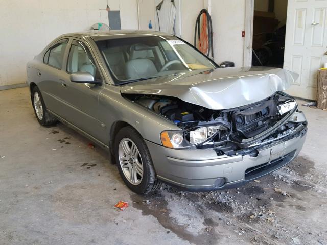 YV1RS592162514367 - 2006 VOLVO S60 2.5T GREEN photo 1