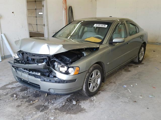 YV1RS592162514367 - 2006 VOLVO S60 2.5T GREEN photo 2