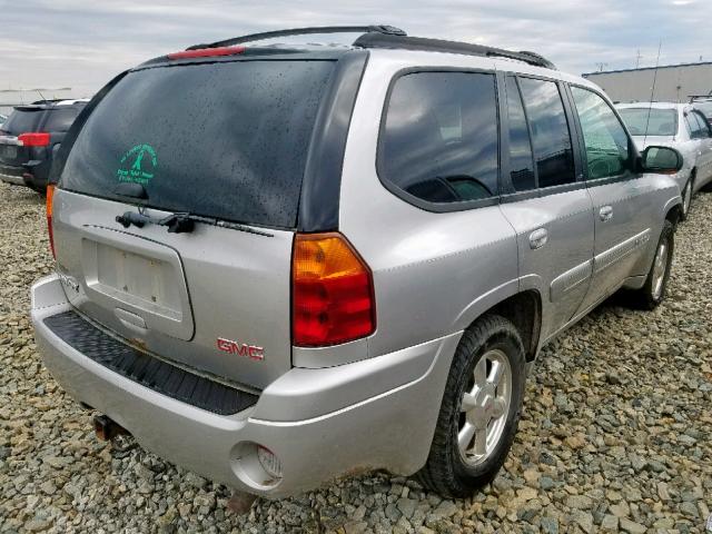 1GKDT13S242120666 - 2004 GMC ENVOY SILVER photo 4