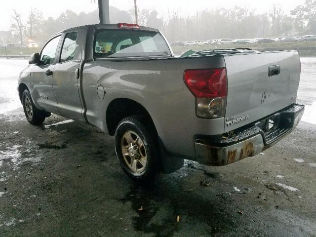 5TBBT54158S462894 - 2008 TOYOTA TUNDRA DOU SILVER photo 3