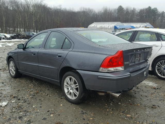 YV1RH592892739985 - 2009 VOLVO S60 2.5T GRAY photo 3