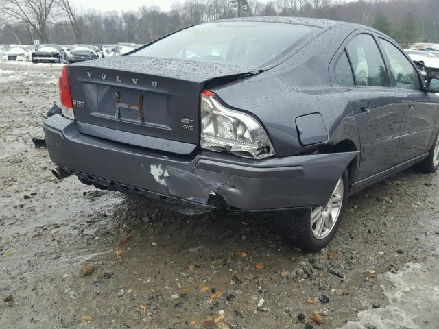 YV1RH592892739985 - 2009 VOLVO S60 2.5T GRAY photo 9