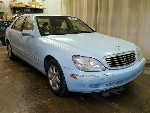 WDBNG70JXYA112036 - 2000 MERCEDES-BENZ S 430 BLUE photo 1