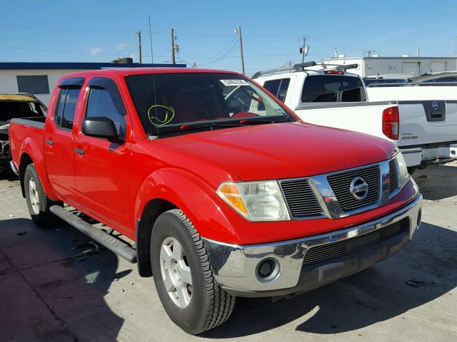 1N6D07U55C408045 - 2005 NISSAN FRONTIER C RED photo 1