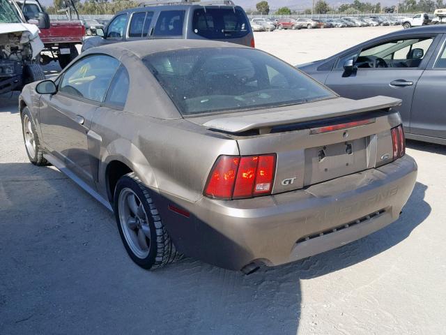 1FAFP42X52F241579 - 2002 FORD MUSTANG GT CHARCOAL photo 3