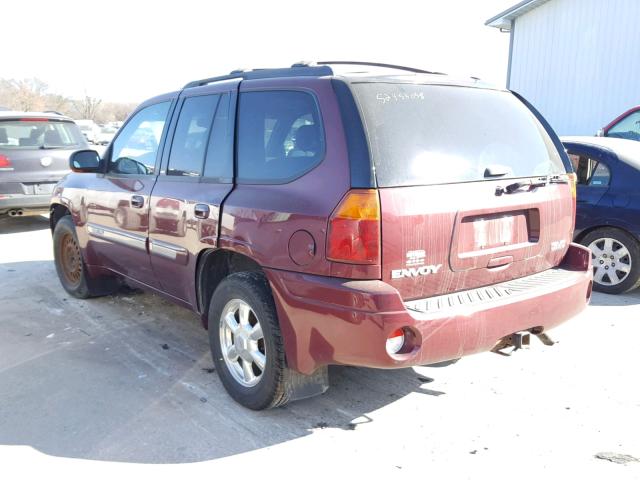 1GKDT13S042447681 - 2004 GMC ENVOY BURGUNDY photo 3