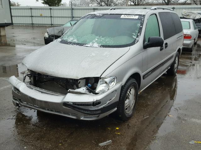 1GNDX13E24D136050 - 2004 CHEVROLET VENTURE LU SILVER photo 2