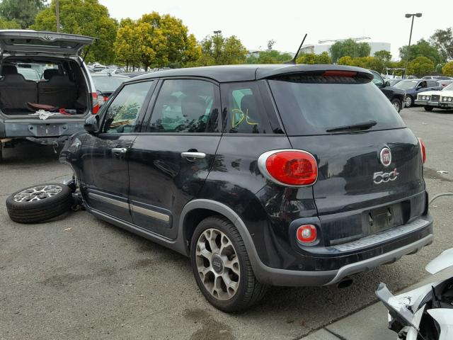 ZFBCFADH4EZ013356 - 2014 FIAT 500L TREKK BLACK photo 3