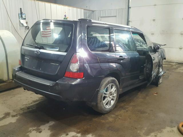 JF1SG66638H716798 - 2008 SUBARU FORESTER S 蓝色 照片 4