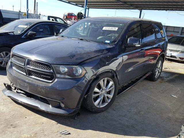 1C4SDJCT7CC202748 - 2012 DODGE DURANGO R/ GRAY photo 2