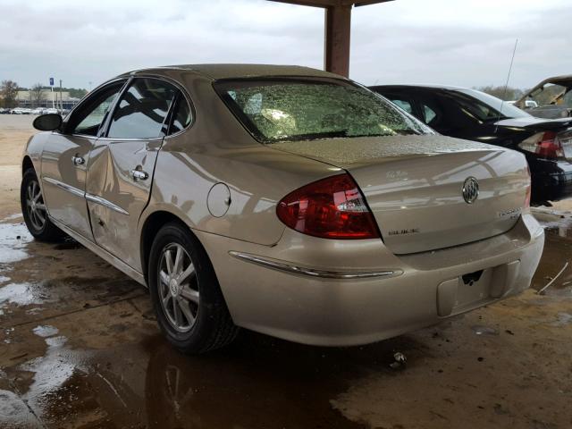 2G4WD582681154449 - 2008 BUICK LACROSSE C TAN photo 3