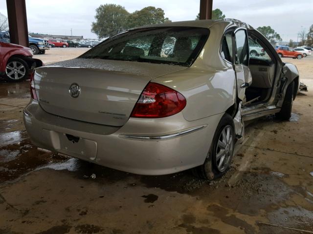 2G4WD582681154449 - 2008 BUICK LACROSSE C TAN photo 4