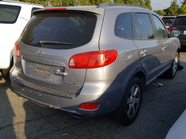 5NMSH13E88H133101 - 2008 HYUNDAI SANTA FE S GRAY photo 4