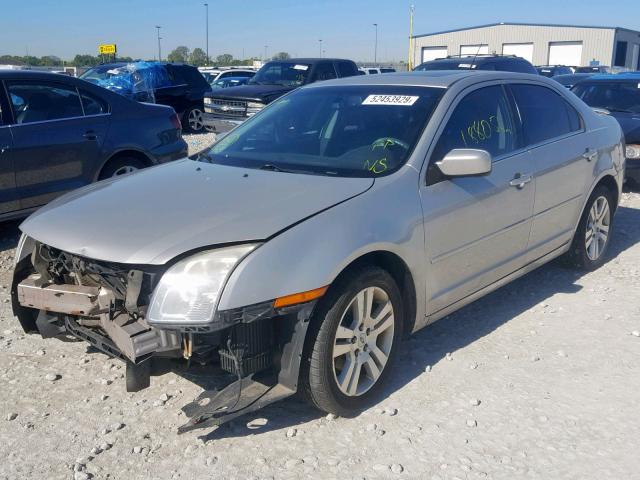 3FAHP081X7R142075 - 2007 FORD FUSION SEL SILVER photo 2