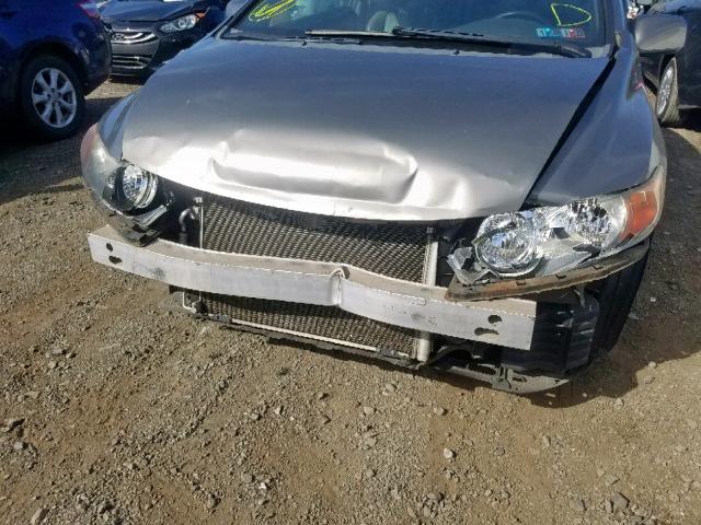 2HGFG12968H508313 - 2008 HONDA CIVIC EXL 灰色 照片 9