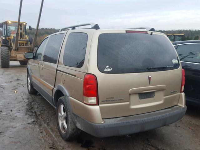 1GMDV33L15D161513 - 2005 PONTIAC MONTANA SV TAN photo 3