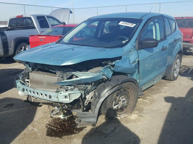 1FMCU0F76DUC12157 - 2013 FORD ESCAPE S BLUE photo 2