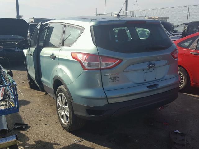 1FMCU0F76DUC12157 - 2013 FORD ESCAPE S BLUE photo 3