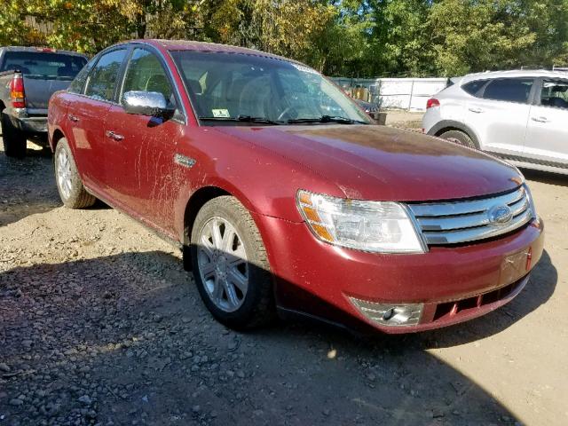 1FAHP25W18G144687 - 2008 FORD TAURUS LIM BURGUNDY photo 1