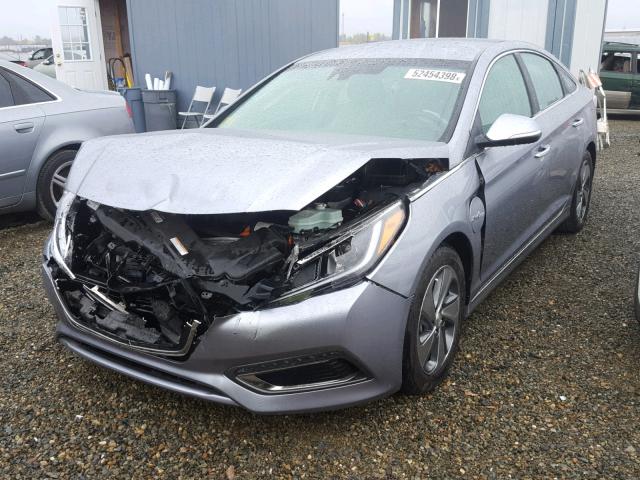 KMHE54L29GA023806 - 2016 HYUNDAI SONATA PLU GRAY photo 2