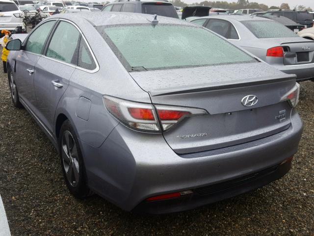 KMHE54L29GA023806 - 2016 HYUNDAI SONATA PLU GRAY photo 3