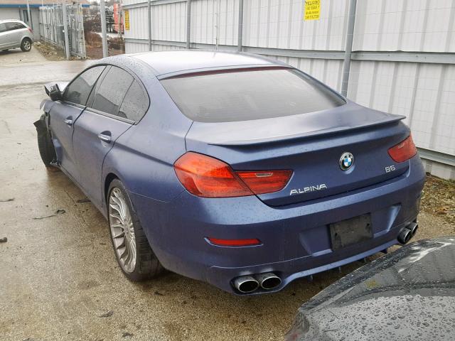 WBA6D6C5XHGK18388 - 2017 BMW 650 XI BLUE photo 3
