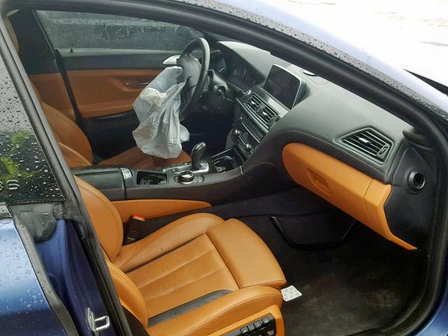 WBA6D6C5XHGK18388 - 2017 BMW 650 XI BLUE photo 5