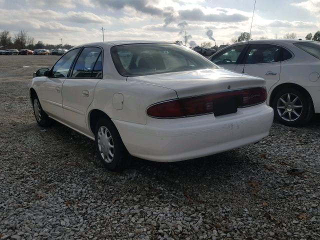 2G4WS52J041203774 - 2004 BUICK CENTURY CU WHITE photo 3