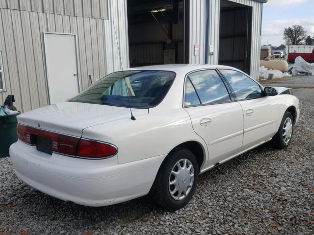 2G4WS52J041203774 - 2004 BUICK CENTURY CU WHITE photo 4