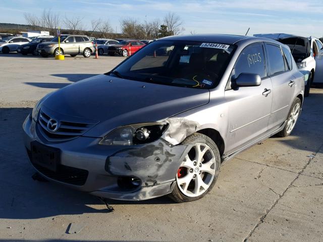 JM1BK143841196380 - 2004 MAZDA 3 HATCHBAC GRAY photo 2