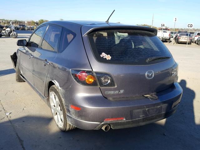 JM1BK143841196380 - 2004 MAZDA 3 HATCHBAC GRAY photo 3