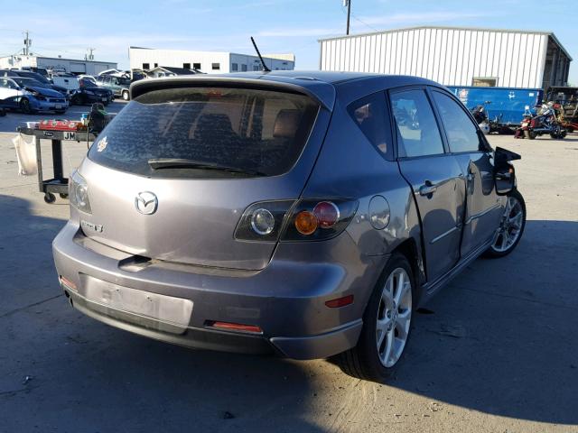 JM1BK143841196380 - 2004 MAZDA 3 HATCHBAC GRAY photo 4