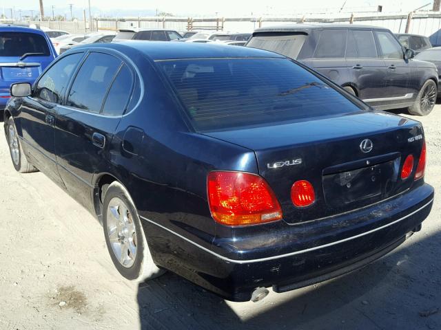 JT8BD69S520152782 - 2002 LEXUS GS 300 BLUE photo 3