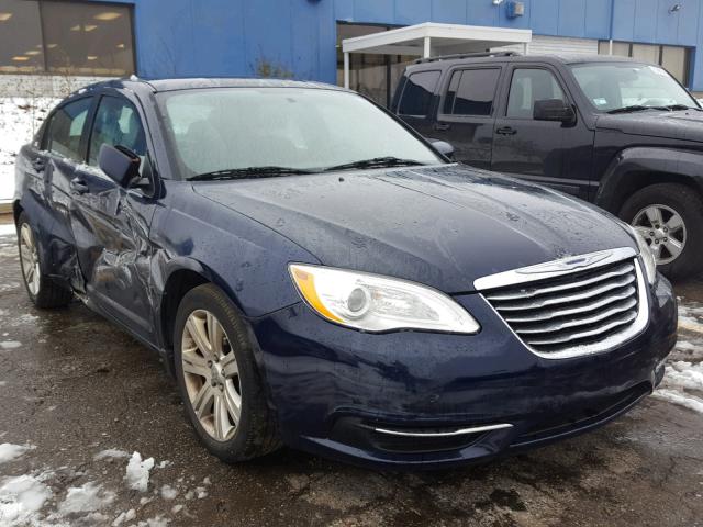 1C3CCBAB8DN670022 - 2013 CHRYSLER 200 LX BLUE photo 1