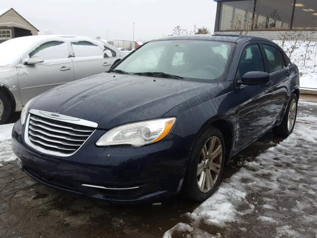 1C3CCBAB8DN670022 - 2013 CHRYSLER 200 LX BLUE photo 2