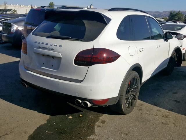 WP1AC2A23DLA91467 - 2013 PORSCHE CAYENNE TU WHITE photo 4