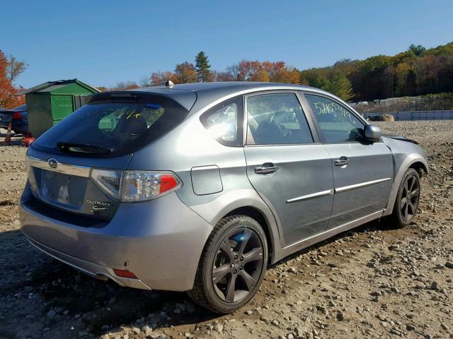 JF1GH63659G809921 - 2009 SUBARU IMPREZA OU GREEN photo 4