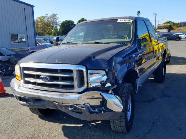 1FTNX21L1XED48053 - 1999 FORD F250 SUPER BLUE photo 2