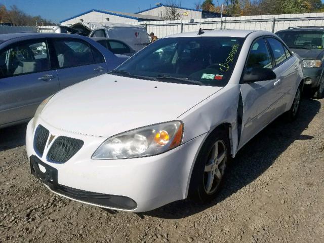 1G2ZH57N594166409 - 2009 PONTIAC G6 GT WHITE photo 2