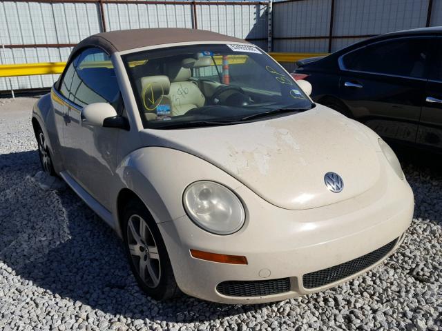 3VWRF31Y76M323749 - 2006 VOLKSWAGEN NEW BEETLE CREAM photo 1