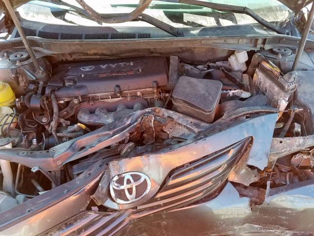 4T4BE46K29R059469 - 2009 TOYOTA CAMRY BASE CHARCOAL photo 7