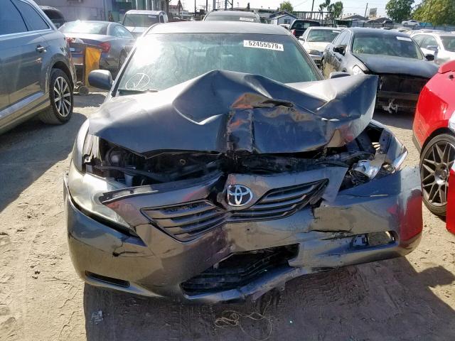 4T4BE46K29R059469 - 2009 TOYOTA CAMRY BASE CHARCOAL photo 9