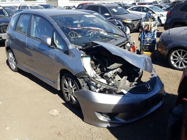 JHMGE8H48AC035793 - 2010 HONDA FIT SPORT GRAY photo 1