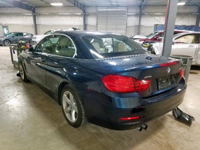 WBA3T1C54EPS98565 - 2014 BMW 428 XI SUL BLUE photo 3