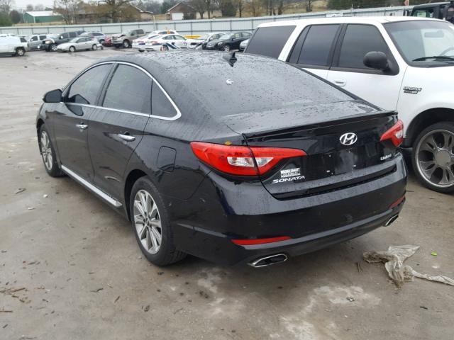 5NPE34AF4HH462891 - 2017 HYUNDAI SONATA SPO BLACK photo 3