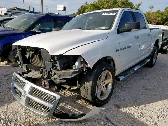 1C6RD7LT4CS218663 - 2012 DODGE RAM 1500 S WHITE photo 2