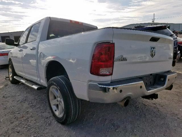 1C6RD7LT4CS218663 - 2012 DODGE RAM 1500 S WHITE photo 3